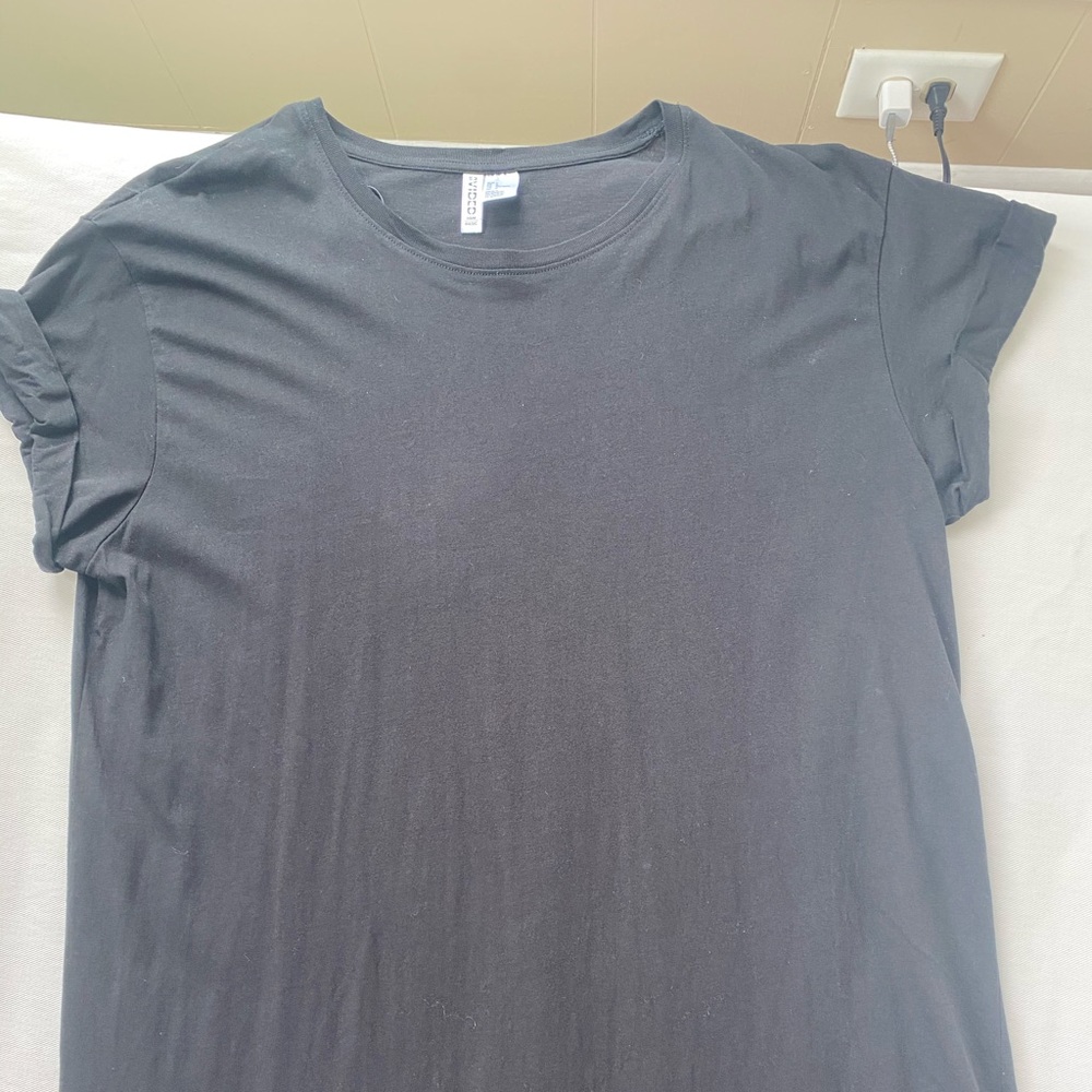 Black tee shirt dress